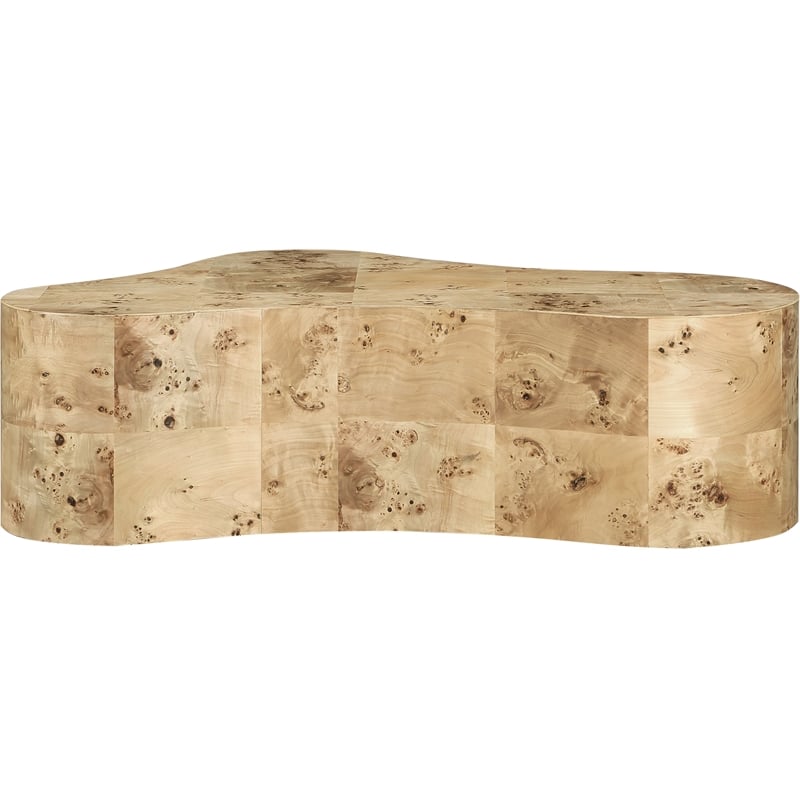 Meridian Furniture Zaire Burl Coffee Table