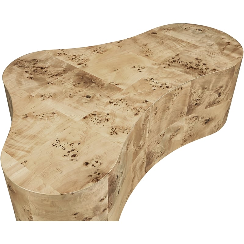 Meridian Furniture Zaire Burl Coffee Table