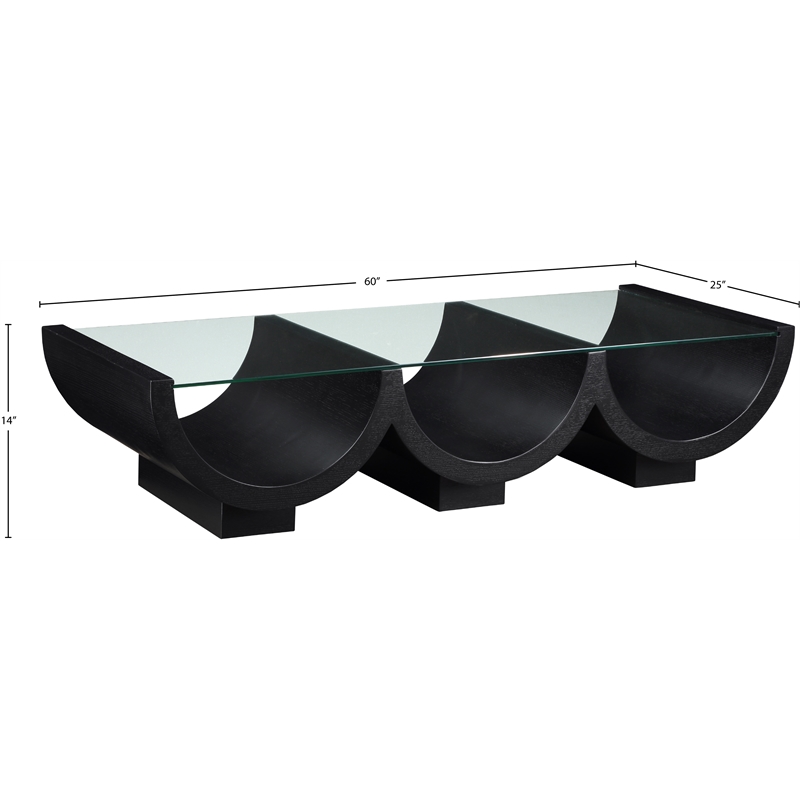 Meridian Furniture Beverwil Black Coffee Table