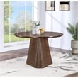 Meridian Furniture Bernada Brown Wood and Oak Veneer Dining Table