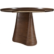 Meridian Furniture Bernada Brown Wood and Oak Veneer Dining Table