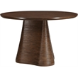 Meridian Furniture Bernada Brown Wood and Oak Veneer Dining Table