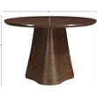 Meridian Furniture Bernada Brown Wood and Oak Veneer Dining Table