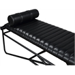 Meridian Furniture Gatsby Black Vegan Leather Bench