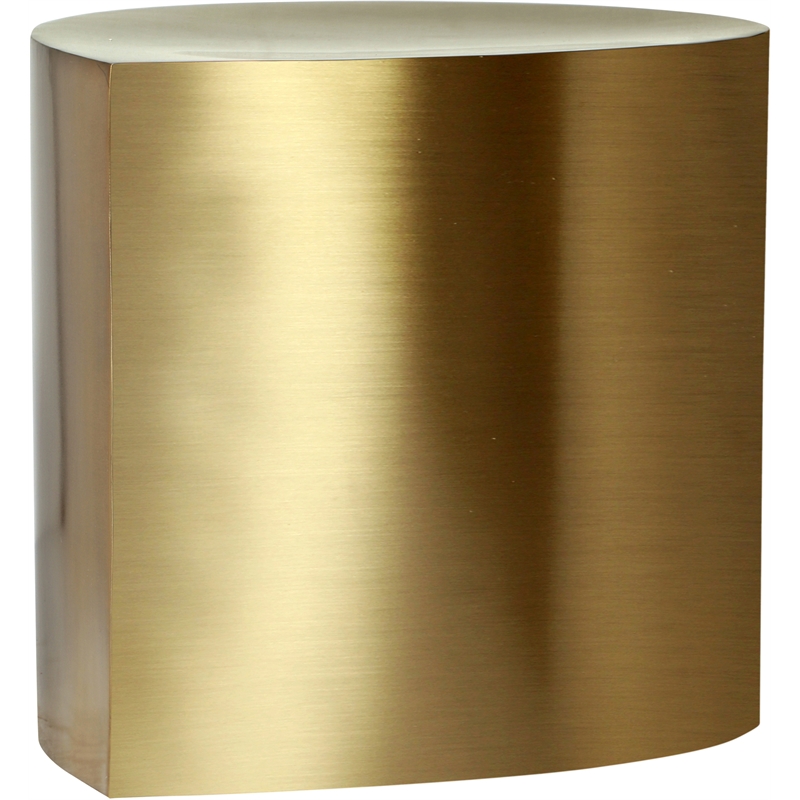 Meridian Furniture Petal Brushed Gold Iron Metal Coffee Table