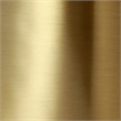 Meridian Furniture Petal Brushed Gold Iron Metal Coffee Table