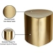 Meridian Furniture Petal Brushed Gold Iron Metal Coffee Table