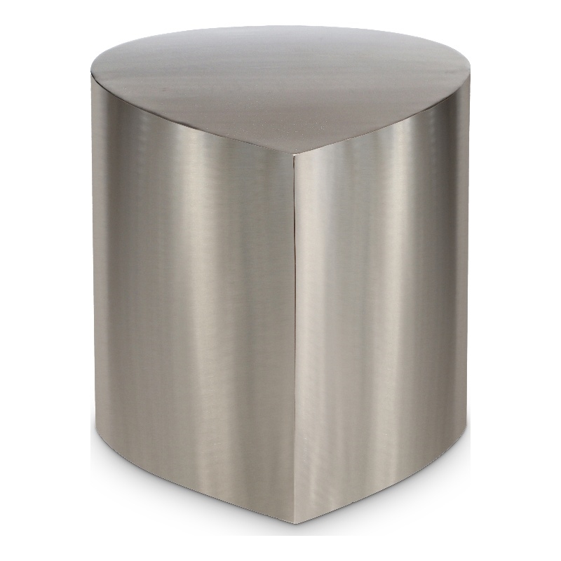 Meridian Furniture Petal Brushed Chrome Iron Metal Coffee Table