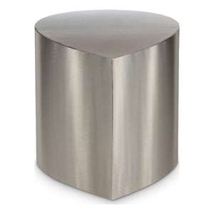 Meridian Furniture Petal Brushed Chrome Iron Metal Coffee Table