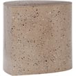 Meridian Furniture Petal Taupe Terrazzo Pattern Iron Metal Coffee Table