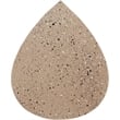 Meridian Furniture Petal Taupe Terrazzo Pattern Iron Metal Coffee Table