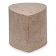 Meridian Furniture Petal Taupe Terrazzo Pattern Iron Metal Coffee Table