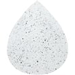 Meridian Furniture Petal White Terrazzo Pattern Iron Metal Coffee Table