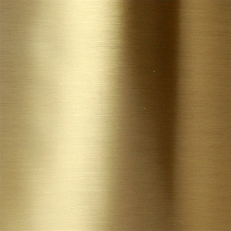 Meridian Furniture Petal 4-Piece Brushed Gold Iron Metal Coffee Table