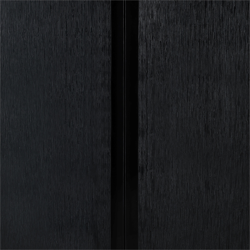 Meridian Furniture Cardiff Black Wood Veneer Sideboard/Buffet