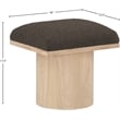 Meridian Furniture Pavilion Brown Boucle Fabric Bench/Stool