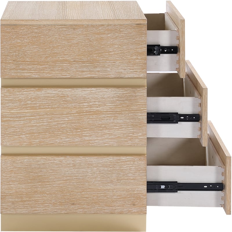 Meridian Furniture Zaylan Natural Night Stand