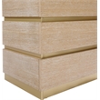 Meridian Furniture Zaylan Natural Night Stand