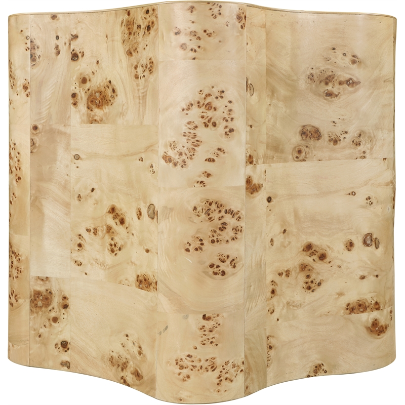 Meridian Furniture Zaire Burl Wood End Table
