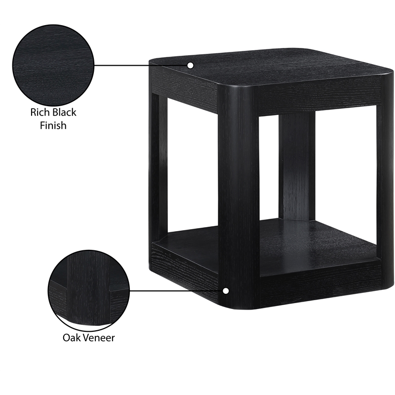 Meridian Furniture Reeves Black End Table