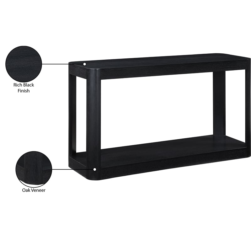 Meridian Furniture Reeves Black Console Table