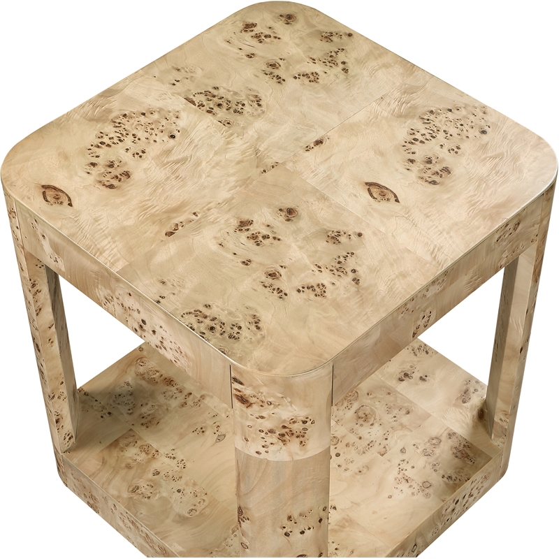 Meridian Furniture Reeves Burl End Table