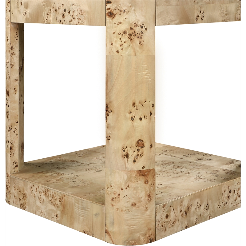 Meridian Furniture Reeves Burl End Table