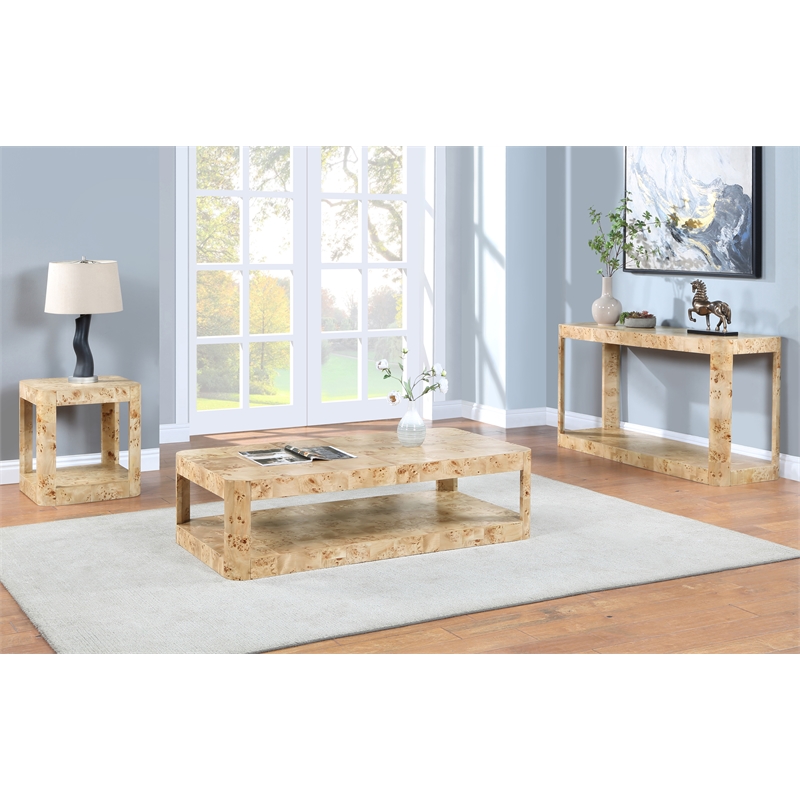 Meridian Furniture Reeves Burl End Table