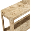 Meridian Furniture Reeves Burl Console Table