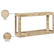 Meridian Furniture Reeves Burl Console Table