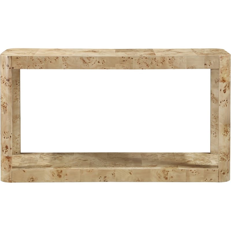 Meridian Furniture Reeves Burl Console Table