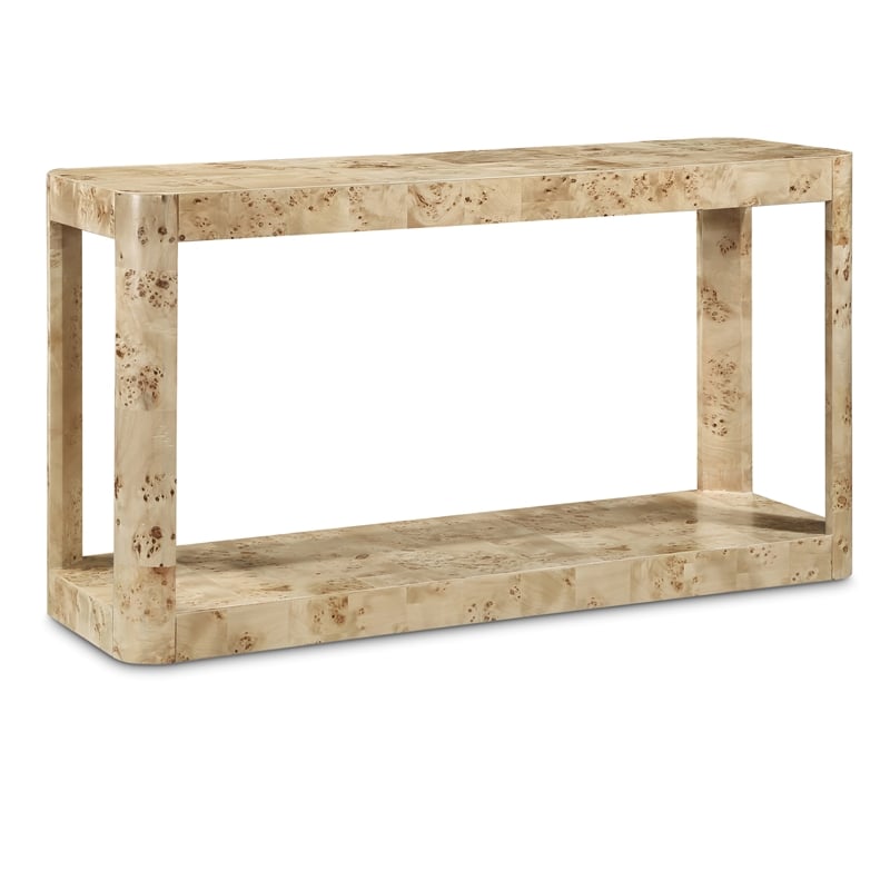 Meridian Furniture Reeves Burl Console Table