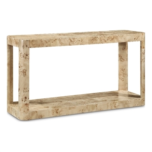 Meridian Furniture Reeves Burl Console Table