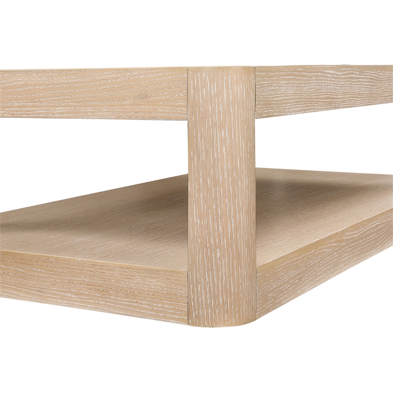 Meridian Furniture Reeves Natural Coffee Table