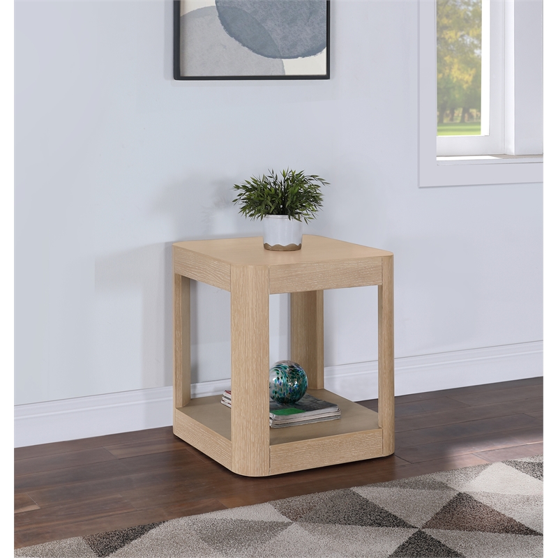 Meridian Furniture Reeves Natural End Table