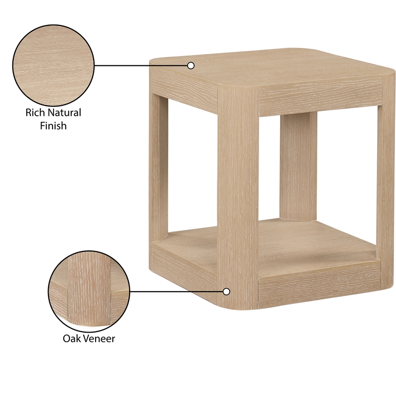 Meridian Furniture Reeves Natural End Table