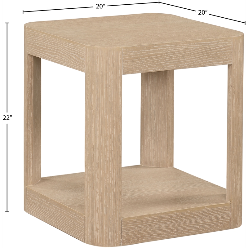 Meridian Furniture Reeves Natural End Table