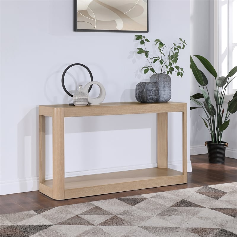 Meridian Furniture Reeves Natural Console Table