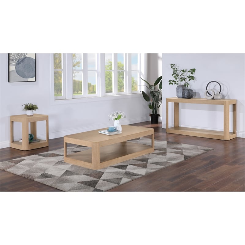Meridian Furniture Reeves Natural Console Table