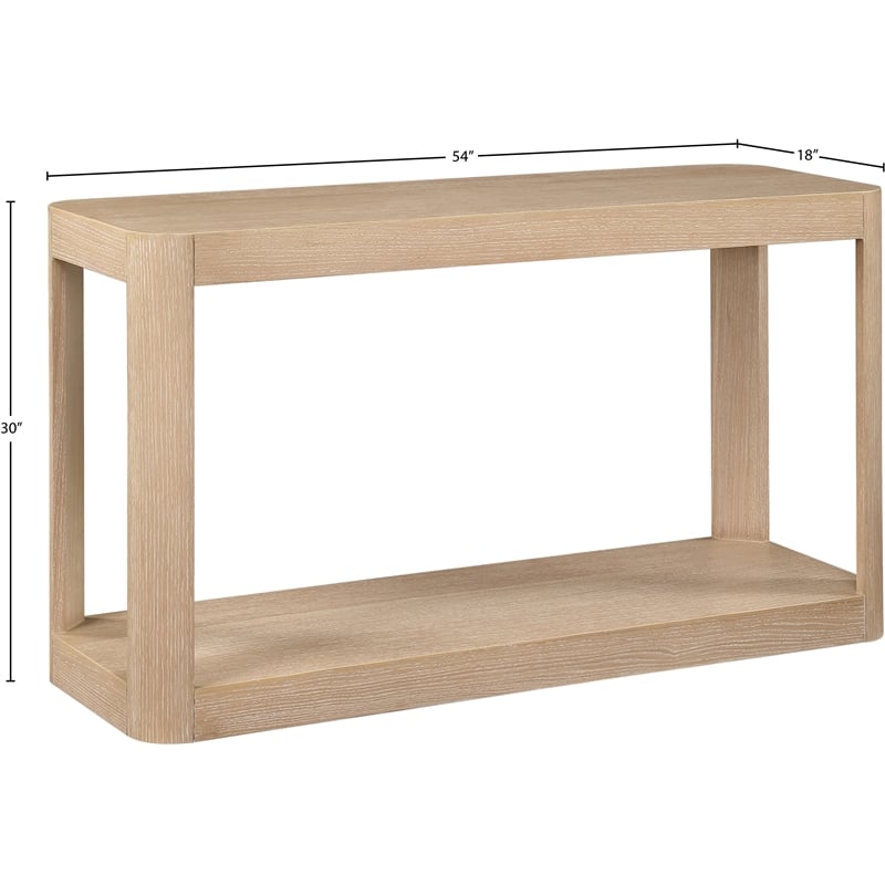 Meridian Furniture Reeves Natural Console Table