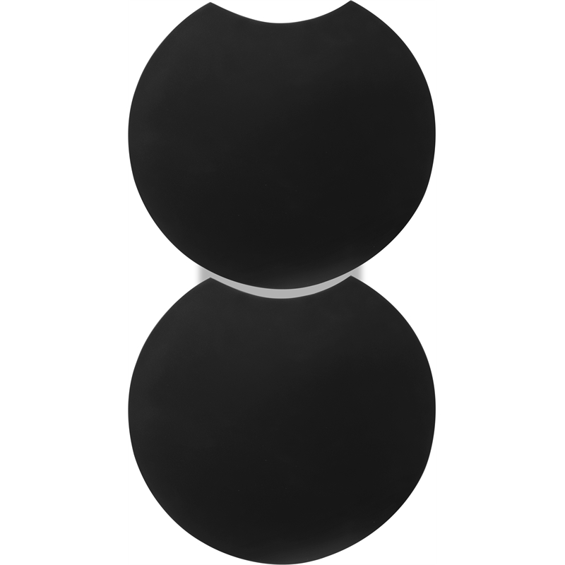 Meridian Furniture Dimple 2 Piece Black Iron Metal End Table