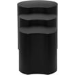 Meridian Furniture Dimple 3 Piece Black Iron Metal End Table
