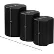 Meridian Furniture Dimple 3 Piece Black Iron Metal End Table