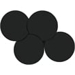 Meridian Furniture Dimple 4 Piece Black Iron Metal Coffee Table