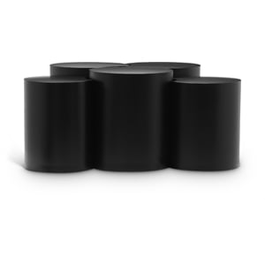 Meridian Furniture Dimple 5 Piece Black Iron Metal Coffee Table