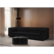 Meridian Furniture Dimple 5 Piece Black Iron Metal Coffee Table
