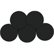 Meridian Furniture Dimple 5 Piece Black Iron Metal Coffee Table