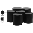 Meridian Furniture Dimple 6 Piece Black Iron Metal Coffee Table