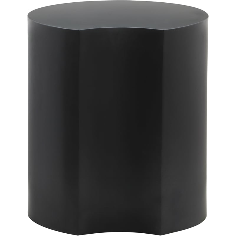 Meridian Furniture Dimple Black Iron Metal End Table