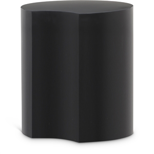 Meridian Furniture Dimple Black Iron Metal End Table
